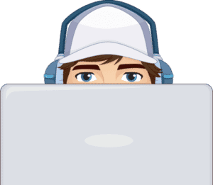 Image of Teen Boy at Laptop