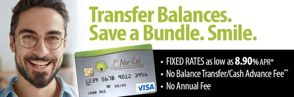 Transfer Balances. Save a Bundle. Smile.