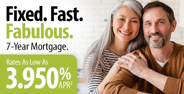 Fixed. Fast. Fabulous. 7-Year Mortgage. Rates as low as 3.950% APR2