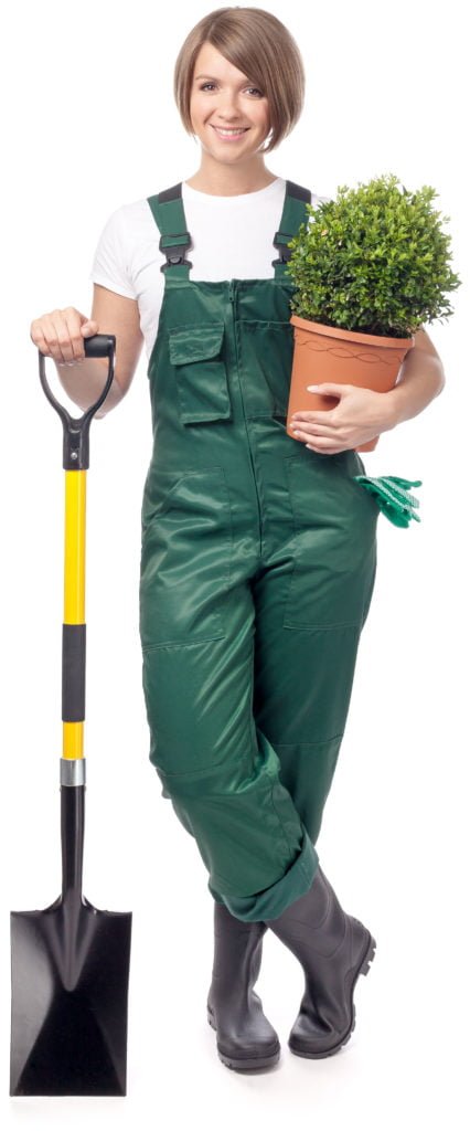woman gardener